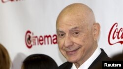 FILE PHOTO: Actor Alan Arkin poses during the CinemaCon Big Screen Achievement Awards at Caesars Palace in Las Vegas