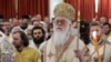 FILE - Archbishop of Tirana and all Albania Anastasios takes part in a church service at The Resurrection of Christ Orthodox Cathedral in Tirana, Albania, April 29, 2018. Archbishop Anastasios is in a critical condition, the Evangelismos hospital said on Jan. 5, 2025.