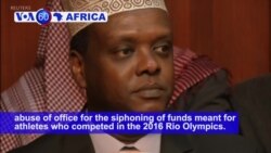 VOA60 Africa - Former Kenyan sports minister charged with abuse of office