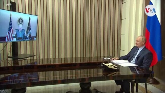 Biden habla con Putin para evitar una invasión rusa en Ucrania