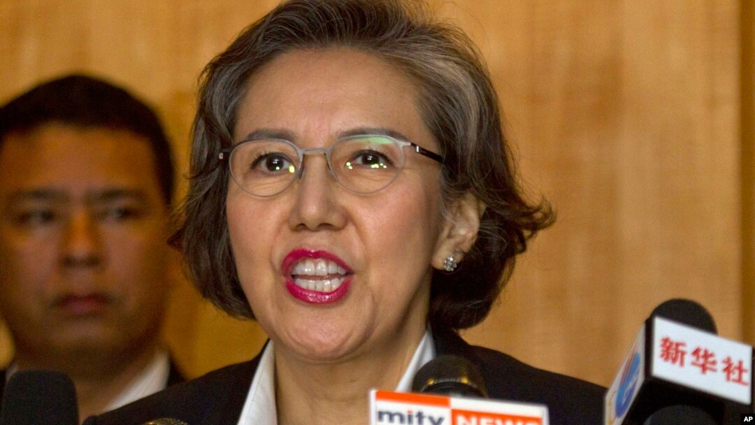 Bà Yanghee Lee, đặc sứ về nhân quyền của LHQ ở Miến Điện, nói tự do phát biểu, hội họp, đã bị kiềm chế ở trong nước.