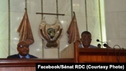 Ngwende ya Sénat na Palais du peuple, Kinshasa, 7 avril 2019. (Facebook/ Sénat RDC)