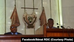 Ngwende ya Sénat na Palais du peuple, Kinshasa, 7 avril 2019. (Facebook/ Sénat RDC)