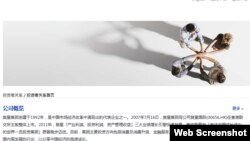 复星集团 (网站截图)