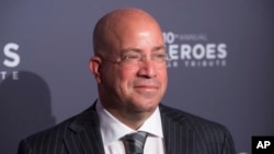 FILE - CNN President Jeff Zucker, pictured in New York, Dec. 11, 2016, says his company's brand "has been as strong as it has ever been" in the early days of the Trump administration.