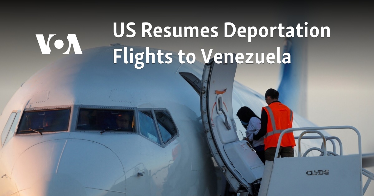 US Resumes Deportation Flights to Venezuela