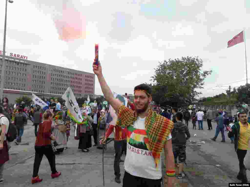 HDP rally in Istanbul, Turkey, Monday June 8, 2015