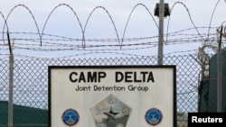 The exterior of Camp Delta is seen at the U.S. Naval Base at Guantanamo Bay, March 6, 2013. 