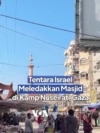 Tentara Israel Ledakkan Masjid di Kamp Nuseirat, Gaza