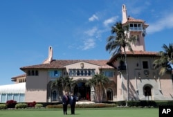Vista de un sector de Mar-a-Lago, la mansión privada de Donald Trump en Florida, que es utilizada como su residencia oficial de fin de semana y para reuniones con dignatarios, partidarios y funcionarios de su gobierno.