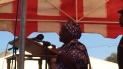 Angeline Masuku Reading Mnangagwa's Speech Before Collapsing in Bulawayo