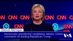 Clinton, Sanders in Flint, Michigan Debate