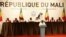 Mali's President Ibrahim Boubacar Keita speaks at his presidential inauguration ceremony in Bamako, Mali, Sept. 4, 2018. 