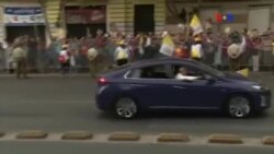 Protestos recebem Papa no Chile