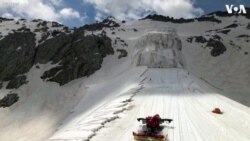 Italian Glacier Covered Up to Prevent Melting
