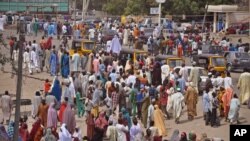 Wasu 'yan gudun hijira a Adamawa 