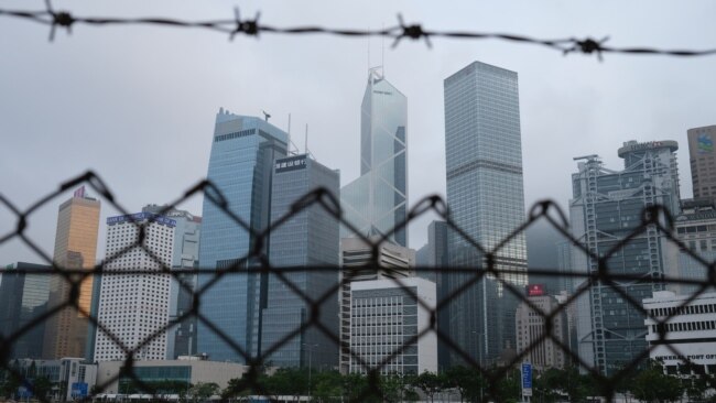 香港金融区 (2020年5月28日)