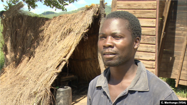 Kudzanayi Zvomuya, a small-scale gold panner in Bindura, about 100 kilometers north of Harare, says gold is a good source of income but some risks are involved.