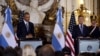 Obama oo la Kulmay Madaxweynaha Argentine