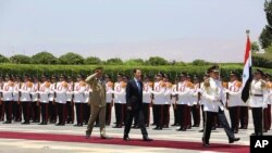 Bašar al Asad na ceremoniji polaganja zakletve ne položaj predsednika Sirije, 16. juli, 2014.