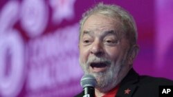 L'ex-président brésilien Luiz Inácio Lula da Silva à Brazilia, au Brésil le 1er juin 2017. 