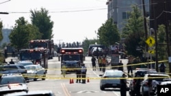 En images : un élu républicain blessé après une fusillade près de Washington