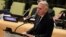 FILE - French Foreign Minister Jean-Marc Ayrault speaks during a meeting addressing actions and cooperation on the large movement of refugees and migrants, Sept. 19, 2016, at U.N. headquarters. 