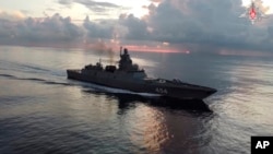 Фрегат «Адмирал Горшков» направляется к берегам Кубы. 11 июня 2024 г. 