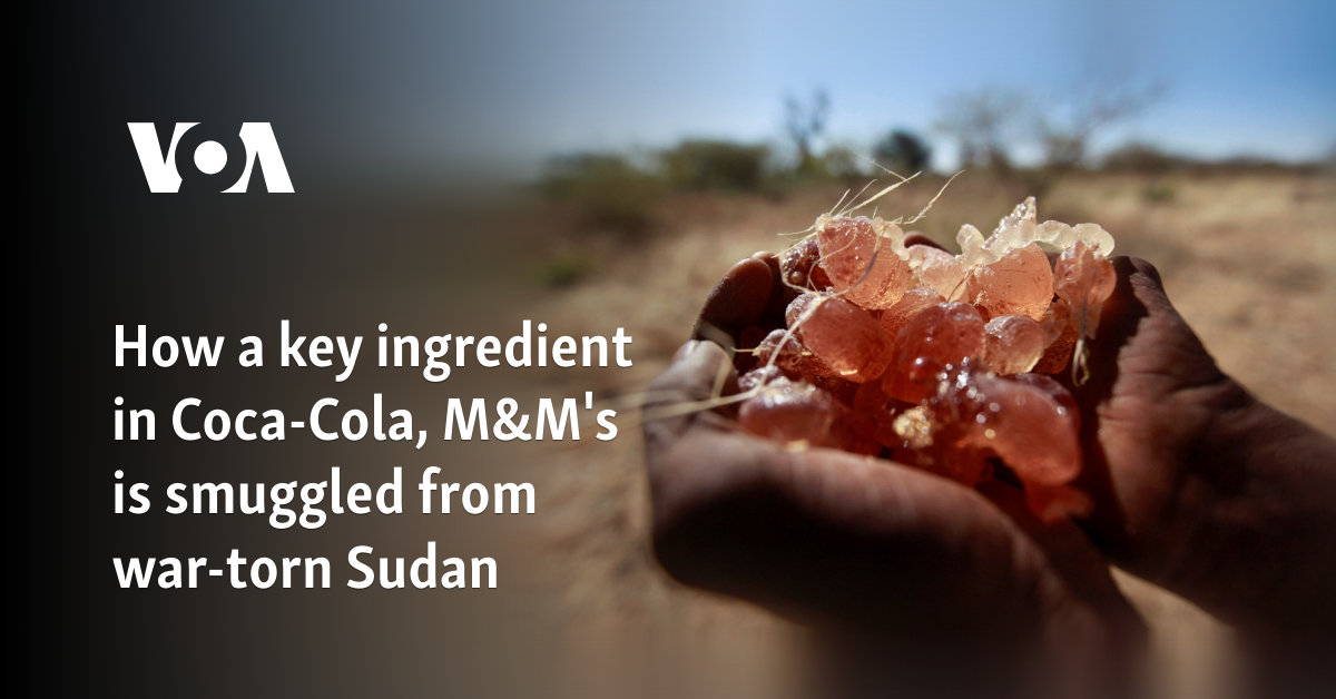 How a key ingredient in Coca-Cola, M&M's is smuggled from war-torn Sudan