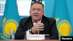 Госсекретарь США Майк Помпео в Нур-Султане, Казахстан. 2 февраля 2020 г.