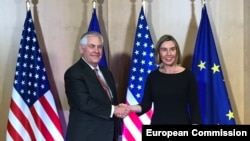 Brussels, Rex Tillerson, Federica Mogherini