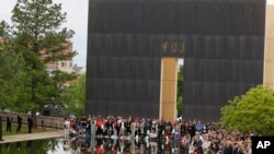 Памятник жертвам трагедии в Оклахома-Сити (архивное фото) 