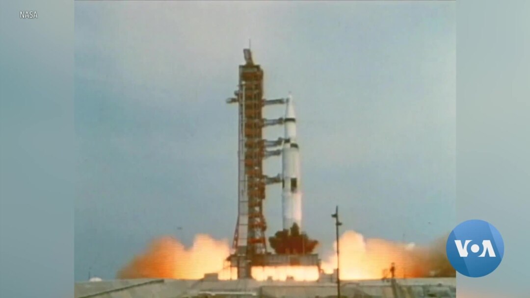 Saturn V Rocket Launch Gif