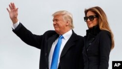 Donald Trump da matarsa Melania 