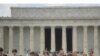 «Встреча на Эльбе» у Мемориала Линкольна в Вашингтоне