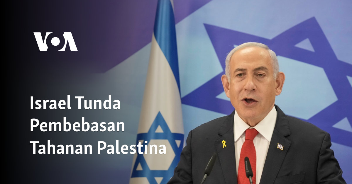 Israel Tunda Pembebasan Tahanan Palestina