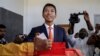 Le candidat à la présidentielle Andry Rajoelina lors de l'élection présidentielle à Antananarivo, à Madagascar, le 19 décembre 2018.