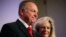 Former Alabama Chief Justice and U.S. Senate candidate Roy Moore speaks at a news conference with his wife Kayla Moore, in Birmingham, Alabama, Nov. 16, 2017.