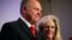 Former Alabama Chief Justice and U.S. Senate candidate Roy Moore speaks at a news conference with his wife Kayla Moore, in Birmingham, Ala., Nov. 16, 2017.