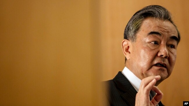 资料照:中国国务委员兼外交部部长王毅