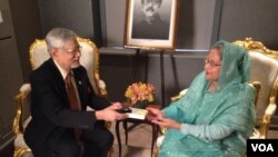 ভয়েস অফ আমেরিকার সঙ্গে বাংলাদেশের প্রধানমন্ত্রী শেখ হাসিনার সাক্ষাতকার