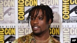 Shameik Moore attends the "Spider-Man: Into the Spider-Verse" press line on day two of Comic-Con International on July 20, 2018, in San Diego. 