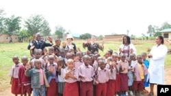 Partnership's Board of Directors visits school in Kigali Rwanda.