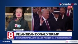 Laporan VOA untuk Garuda TV: Pelantikan Presiden Donald Trump 