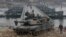 Xe tăng M1A2 SEP Abrams trong một cuộc tập trận chung với Hàn quốc tại Yeoncheon, phía nam vùng phi quân sự, ngày 10/12/2015.
