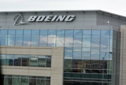 Boeing sign is seen on the aircraft manufacturer's Center in Crystal City, Arlington, Virginia. (Photo: Diaa Bekheet). The aircraft manufacturers did not immediately comment on the latest threat of U.S. tariffs.