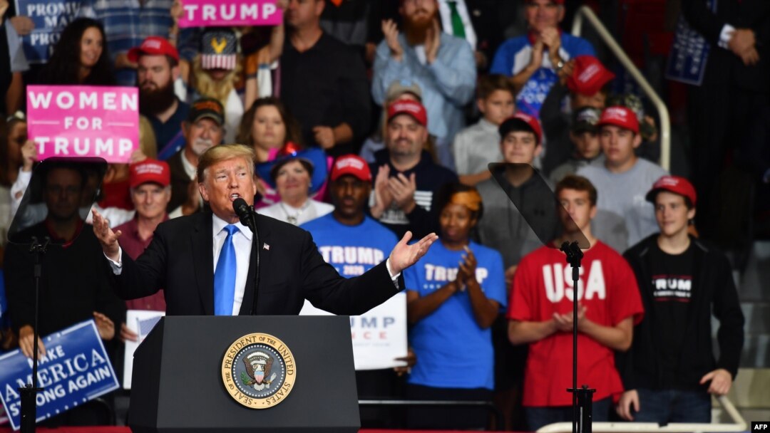 Donald Tramp na mitingu u Severnoj Karolini