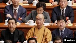 北京龍泉寺方丈、中國佛教協會會長釋學誠。