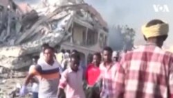 Yon videyo sou eksplozyon Magadichyo a, kapital peyi Somali.