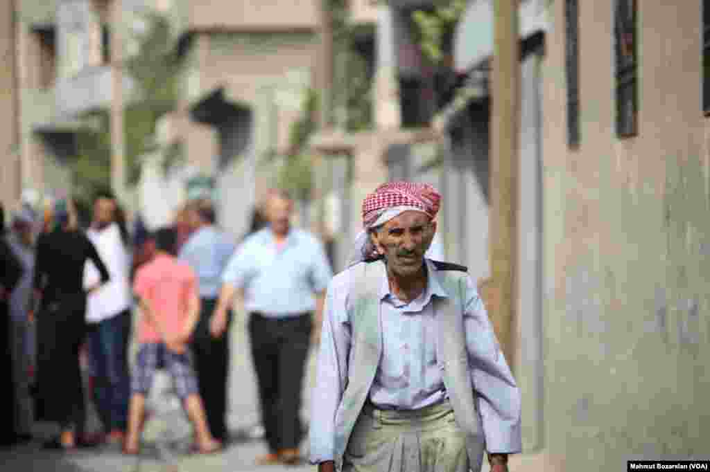 The town of Cizre in southteastern Turkey after weeklong curfew lifted